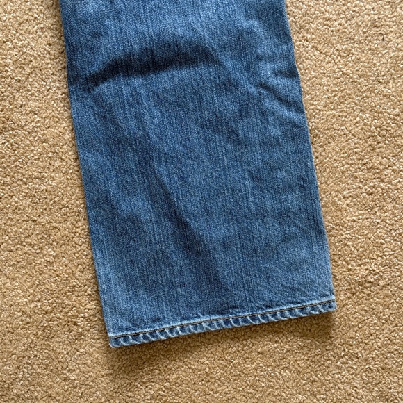 Banana Republic w 33 L 30 Men's Relaxed Blue Jeans straight leg 33x30 - Picture 7 of 8